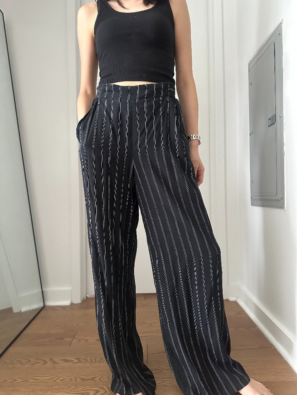 ARITZIA Pinstripe Pants